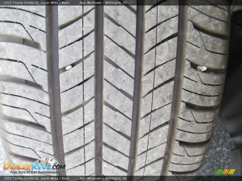 2020 Toyota Corolla LE Super White / Black Photo #9