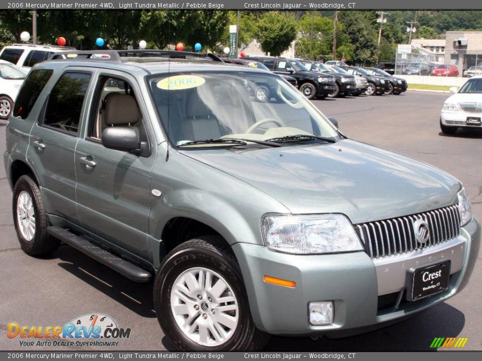 2006 Mercury Mariner Premier 4WD Light Tundra Metallic / Pebble Beige Photo #3