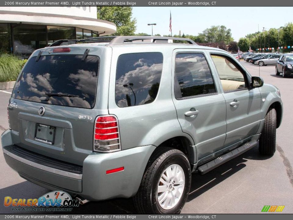 2006 Mercury Mariner Premier 4WD Light Tundra Metallic / Pebble Beige Photo #5