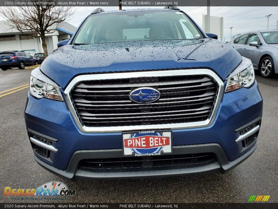 2020 Subaru Ascent Premium Abyss Blue Pearl / Warm Ivory Photo #2