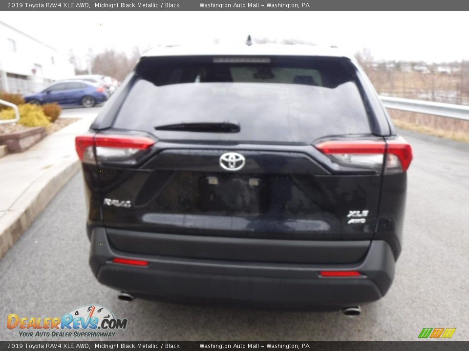 2019 Toyota RAV4 XLE AWD Midnight Black Metallic / Black Photo #9