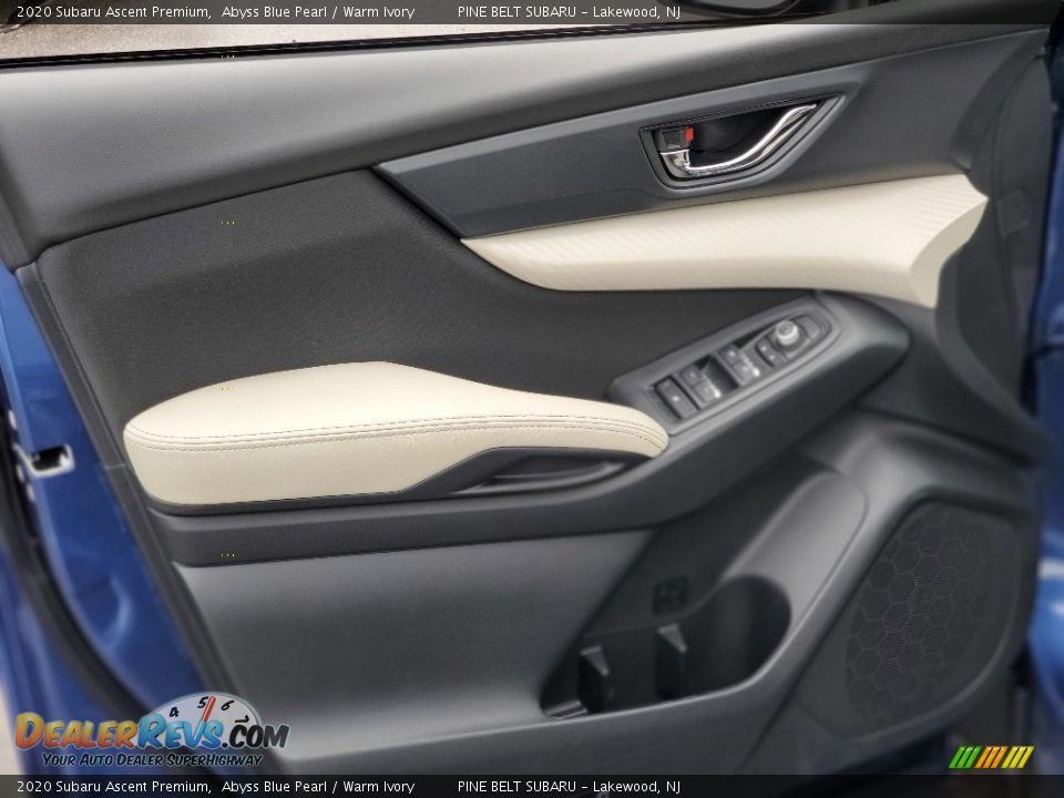 2020 Subaru Ascent Premium Abyss Blue Pearl / Warm Ivory Photo #8