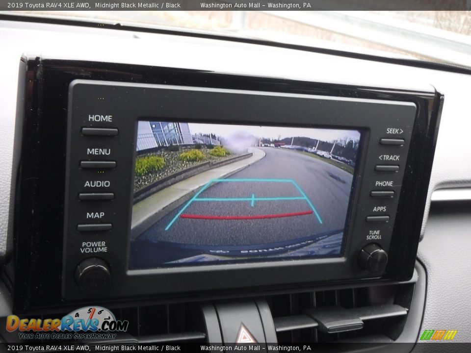 2019 Toyota RAV4 XLE AWD Midnight Black Metallic / Black Photo #17