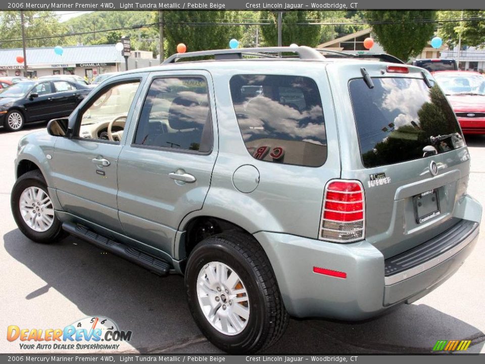 2006 Mercury Mariner Premier 4WD Light Tundra Metallic / Pebble Beige Photo #9