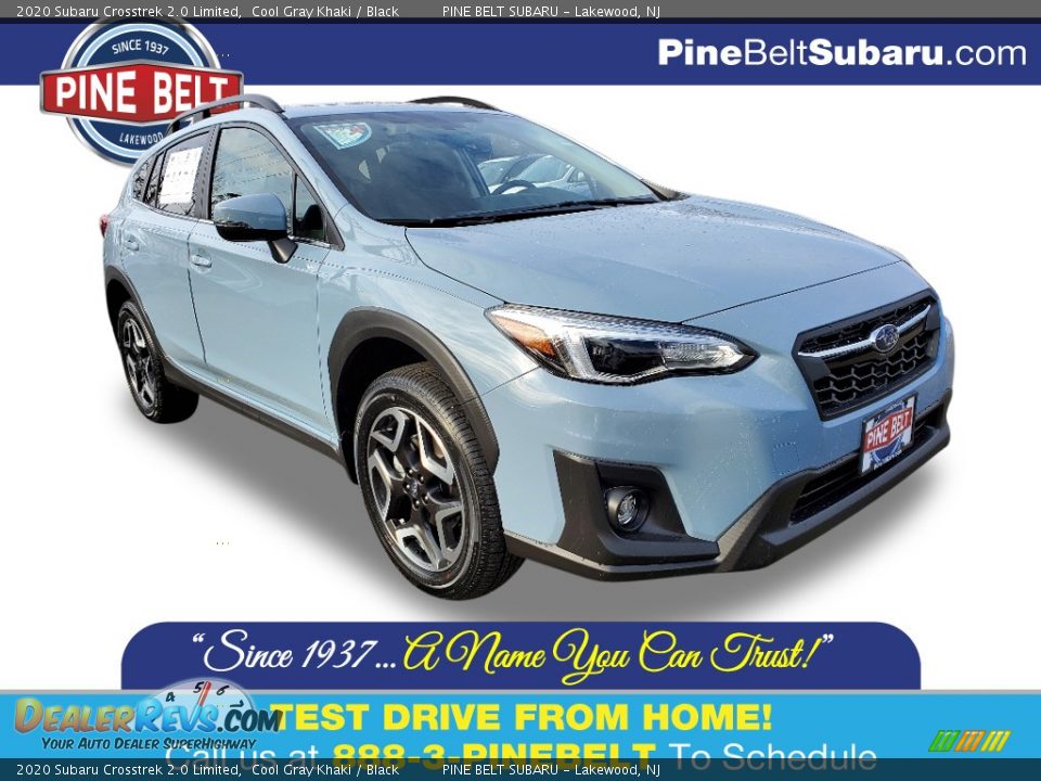 2020 Subaru Crosstrek 2.0 Limited Cool Gray Khaki / Black Photo #1
