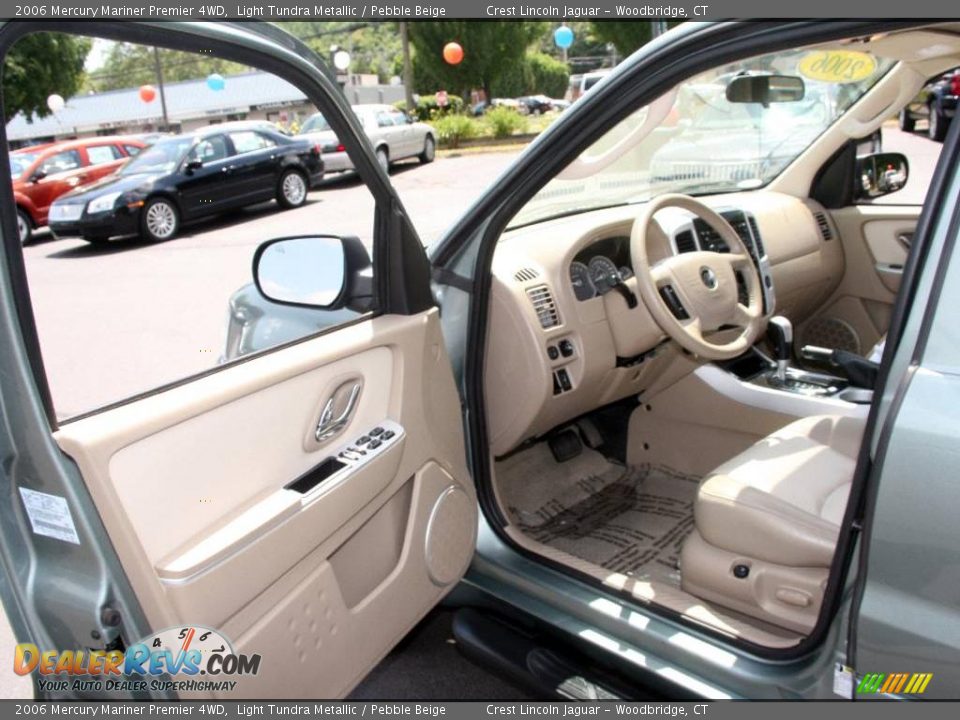 2006 Mercury Mariner Premier 4WD Light Tundra Metallic / Pebble Beige Photo #11