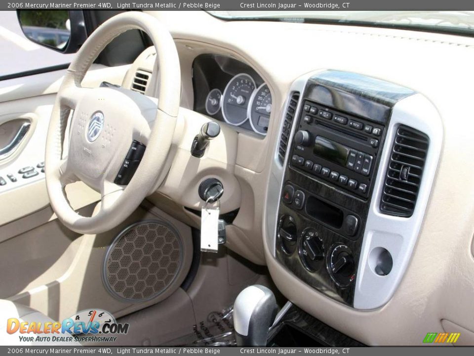 2006 Mercury Mariner Premier 4WD Light Tundra Metallic / Pebble Beige Photo #14