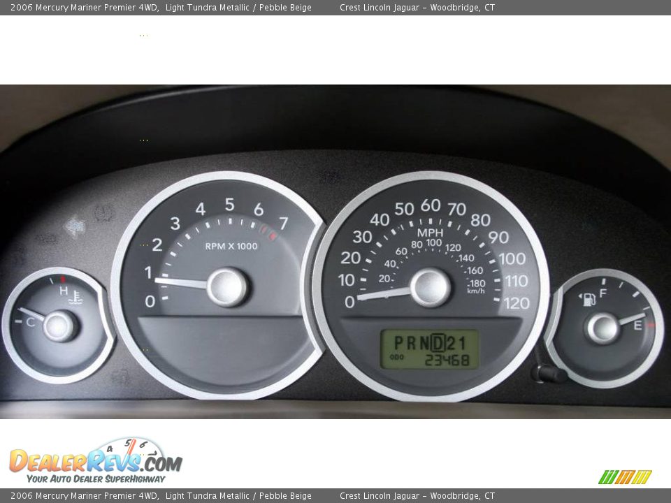 2006 Mercury Mariner Premier 4WD Light Tundra Metallic / Pebble Beige Photo #20
