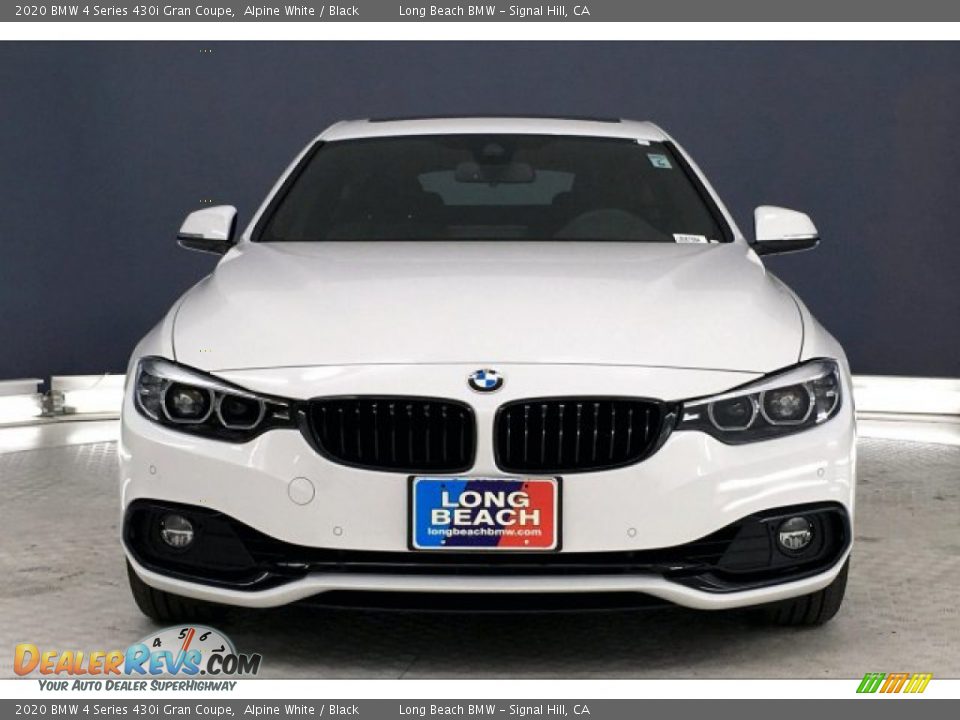 2020 BMW 4 Series 430i Gran Coupe Alpine White / Black Photo #2