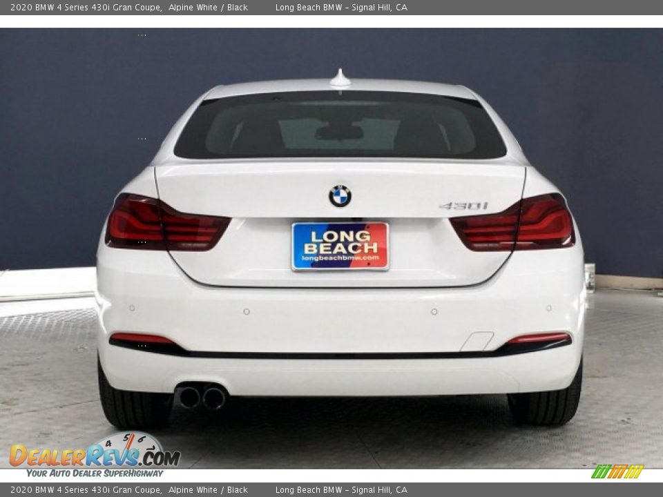 2020 BMW 4 Series 430i Gran Coupe Alpine White / Black Photo #3