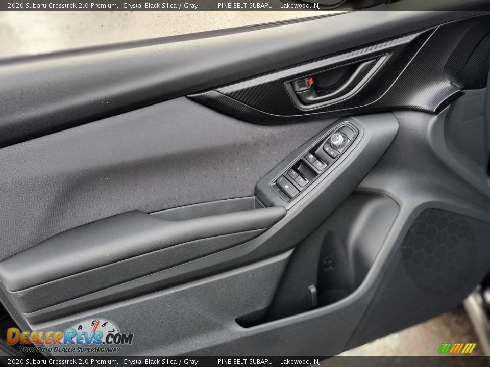 2020 Subaru Crosstrek 2.0 Premium Crystal Black Silica / Gray Photo #8