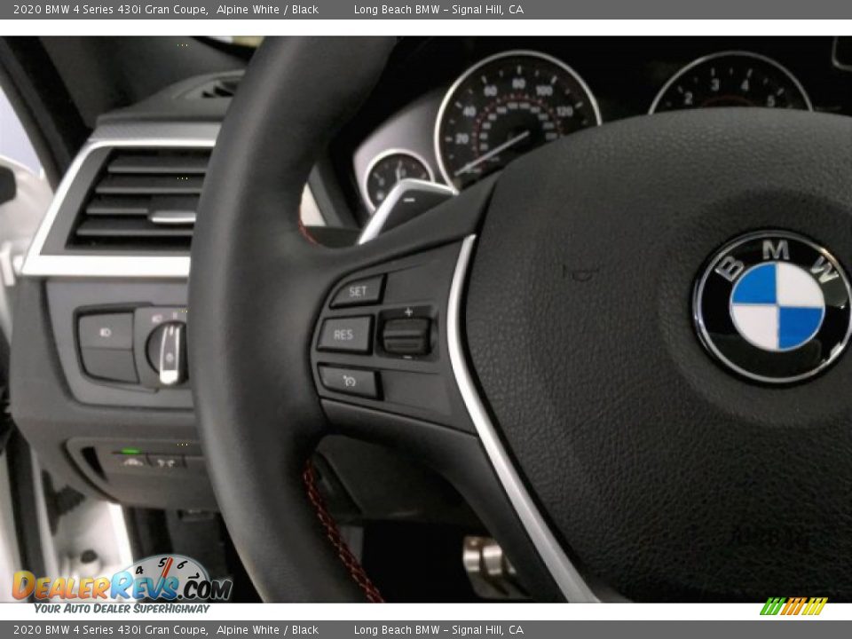 2020 BMW 4 Series 430i Gran Coupe Alpine White / Black Photo #14