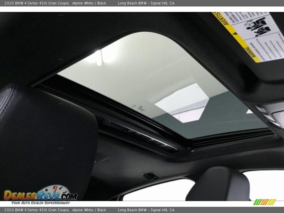 2020 BMW 4 Series 430i Gran Coupe Alpine White / Black Photo #25