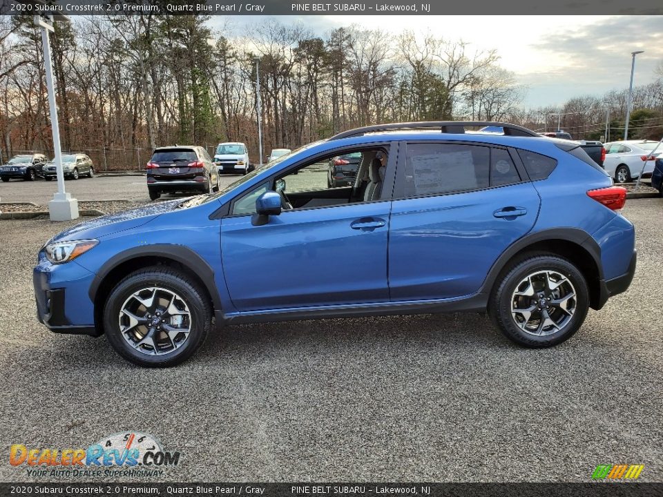 2020 Subaru Crosstrek 2.0 Premium Quartz Blue Pearl / Gray Photo #3