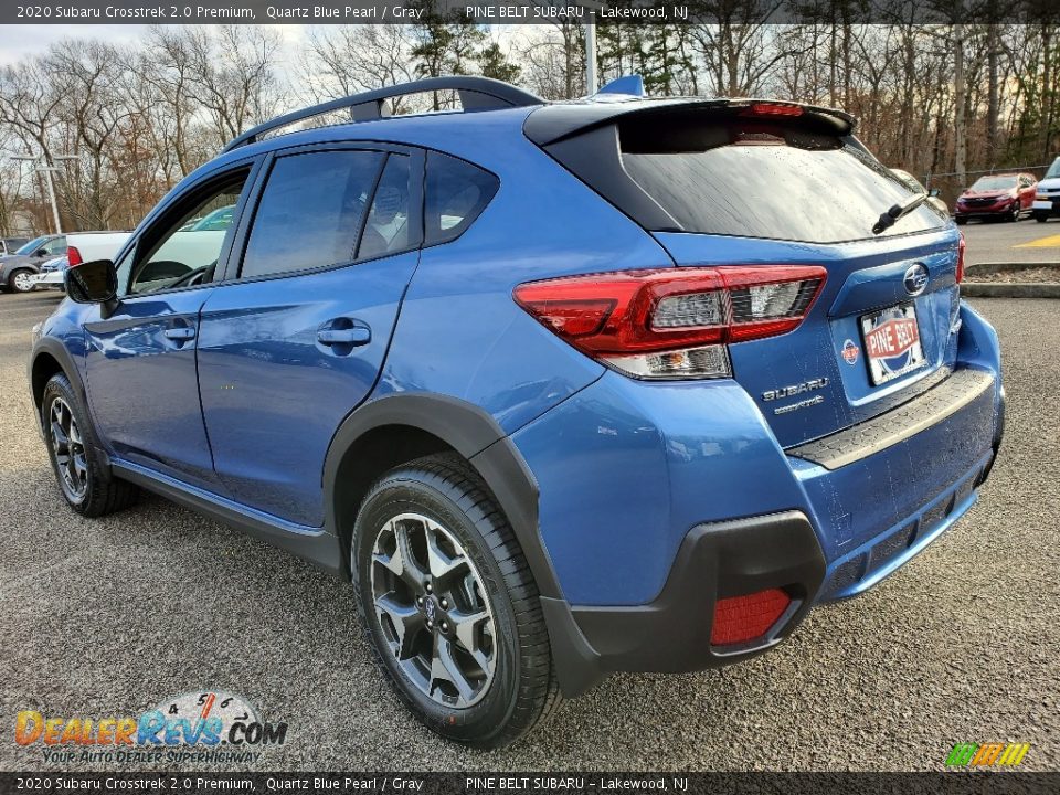 2020 Subaru Crosstrek 2.0 Premium Quartz Blue Pearl / Gray Photo #4