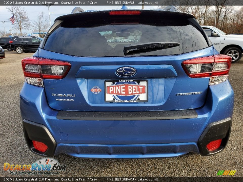 2020 Subaru Crosstrek 2.0 Premium Quartz Blue Pearl / Gray Photo #5