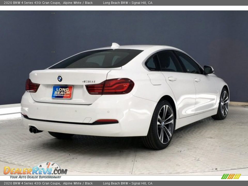 2020 BMW 4 Series 430i Gran Coupe Alpine White / Black Photo #30