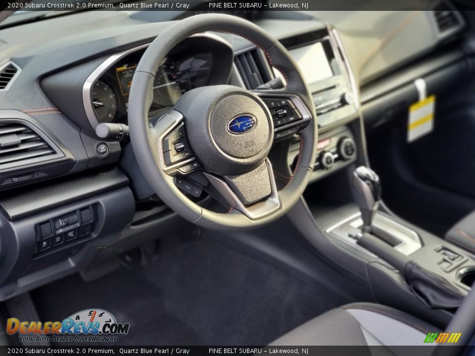 2020 Subaru Crosstrek 2.0 Premium Quartz Blue Pearl / Gray Photo #7