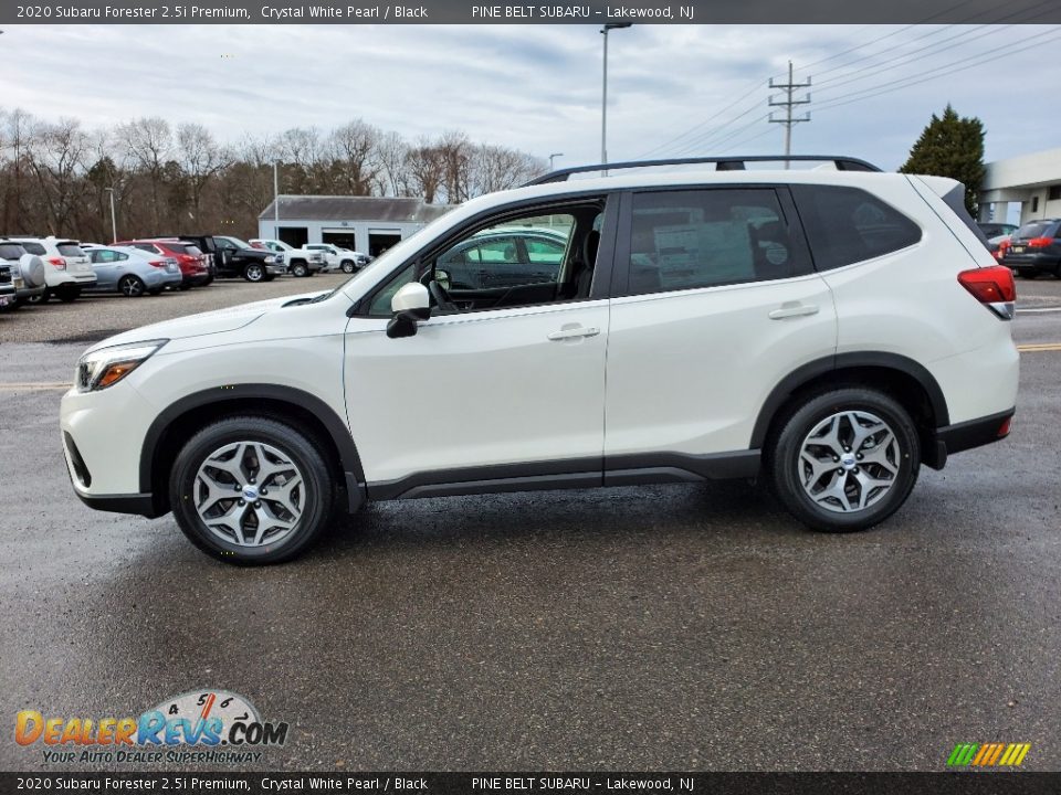 2020 Subaru Forester 2.5i Premium Crystal White Pearl / Black Photo #3
