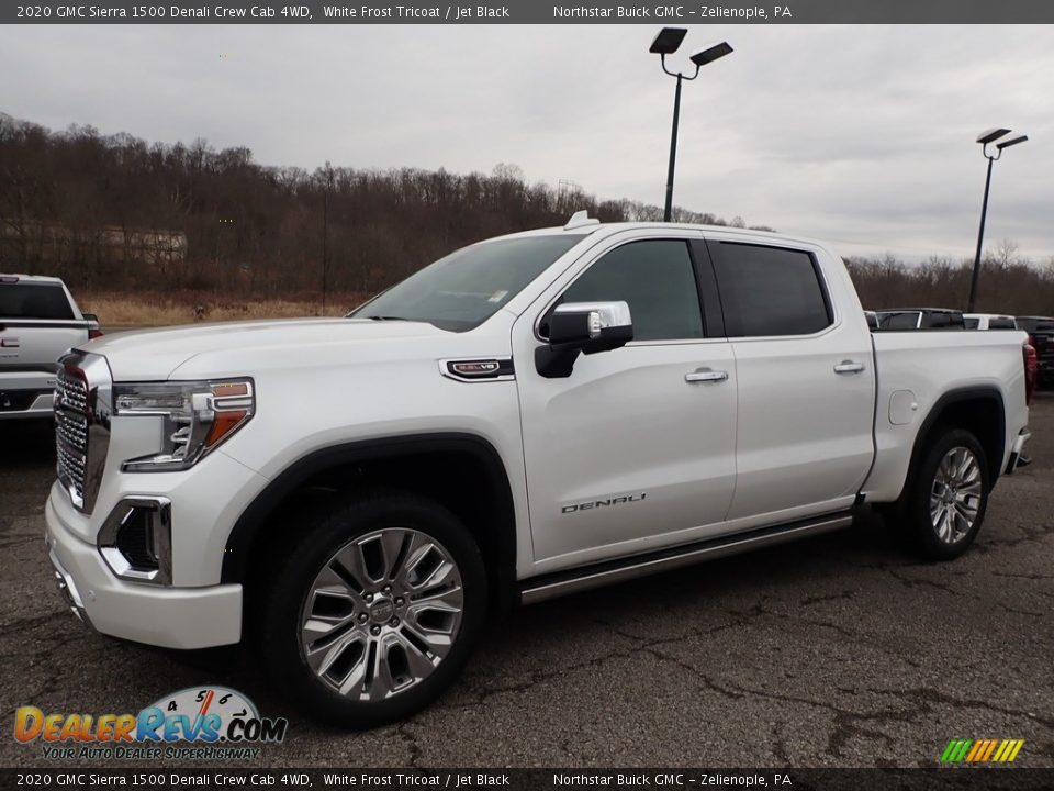 2020 GMC Sierra 1500 Denali Crew Cab 4WD White Frost Tricoat / Jet Black Photo #1
