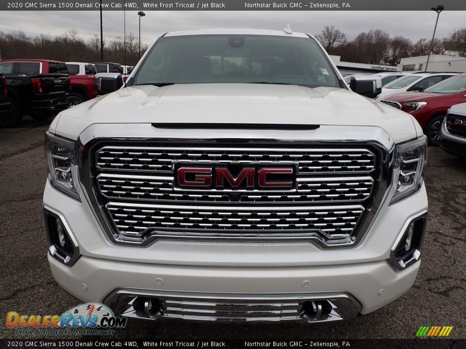 2020 GMC Sierra 1500 Denali Crew Cab 4WD White Frost Tricoat / Jet Black Photo #2