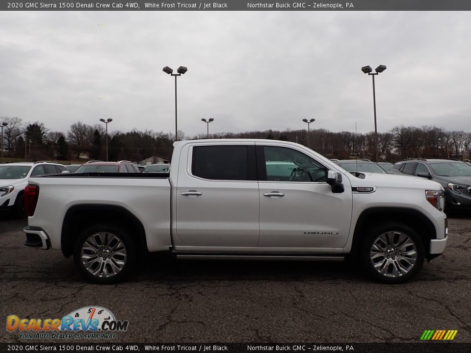 2020 GMC Sierra 1500 Denali Crew Cab 4WD White Frost Tricoat / Jet Black Photo #4
