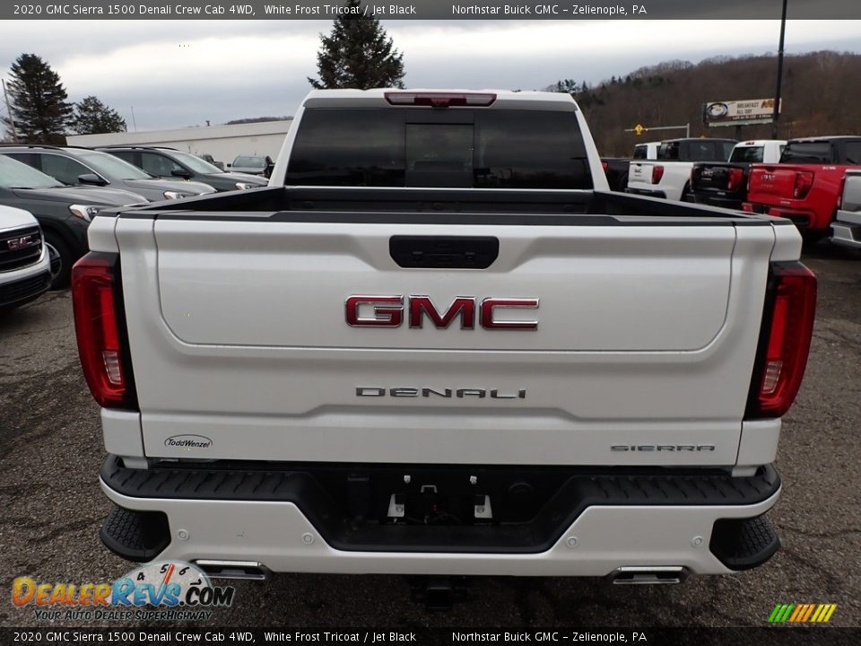 2020 GMC Sierra 1500 Denali Crew Cab 4WD White Frost Tricoat / Jet Black Photo #6
