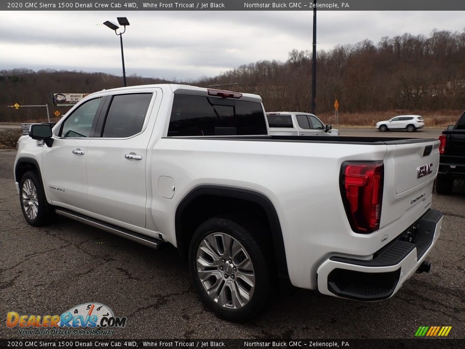 2020 GMC Sierra 1500 Denali Crew Cab 4WD White Frost Tricoat / Jet Black Photo #7