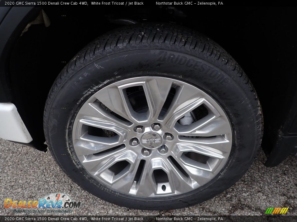 2020 GMC Sierra 1500 Denali Crew Cab 4WD White Frost Tricoat / Jet Black Photo #9