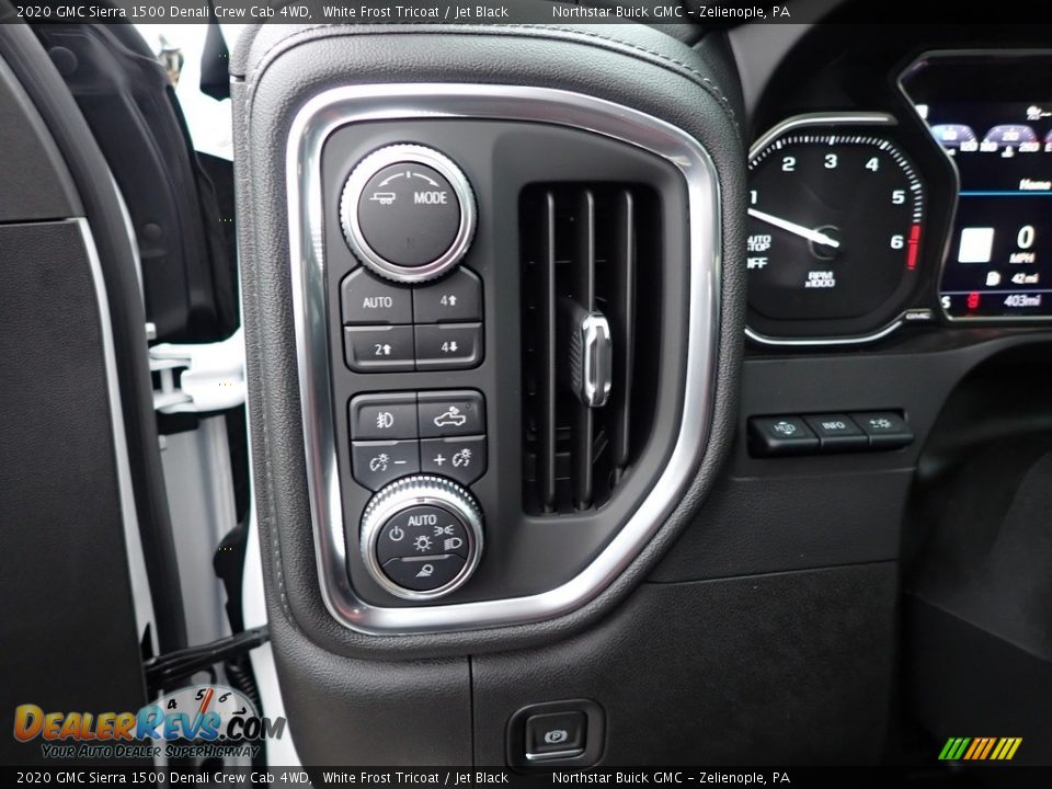 2020 GMC Sierra 1500 Denali Crew Cab 4WD White Frost Tricoat / Jet Black Photo #13