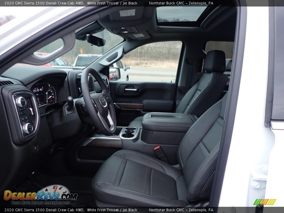 2020 GMC Sierra 1500 Denali Crew Cab 4WD White Frost Tricoat / Jet Black Photo #14