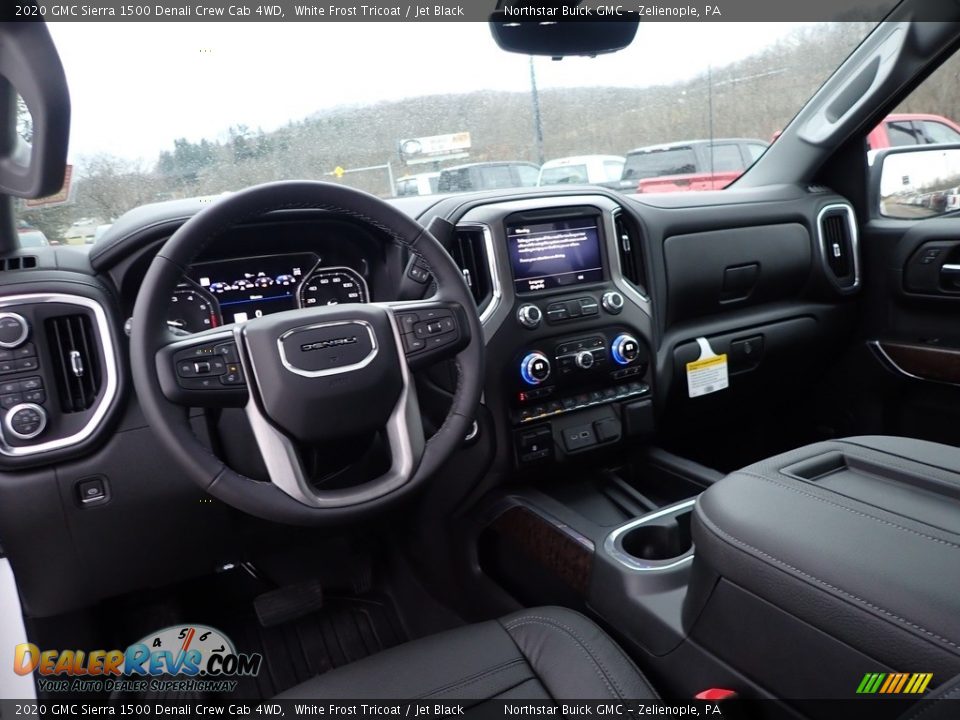 2020 GMC Sierra 1500 Denali Crew Cab 4WD White Frost Tricoat / Jet Black Photo #16
