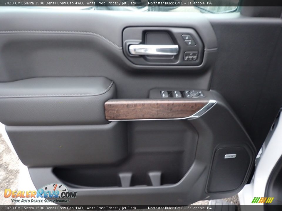 2020 GMC Sierra 1500 Denali Crew Cab 4WD White Frost Tricoat / Jet Black Photo #17
