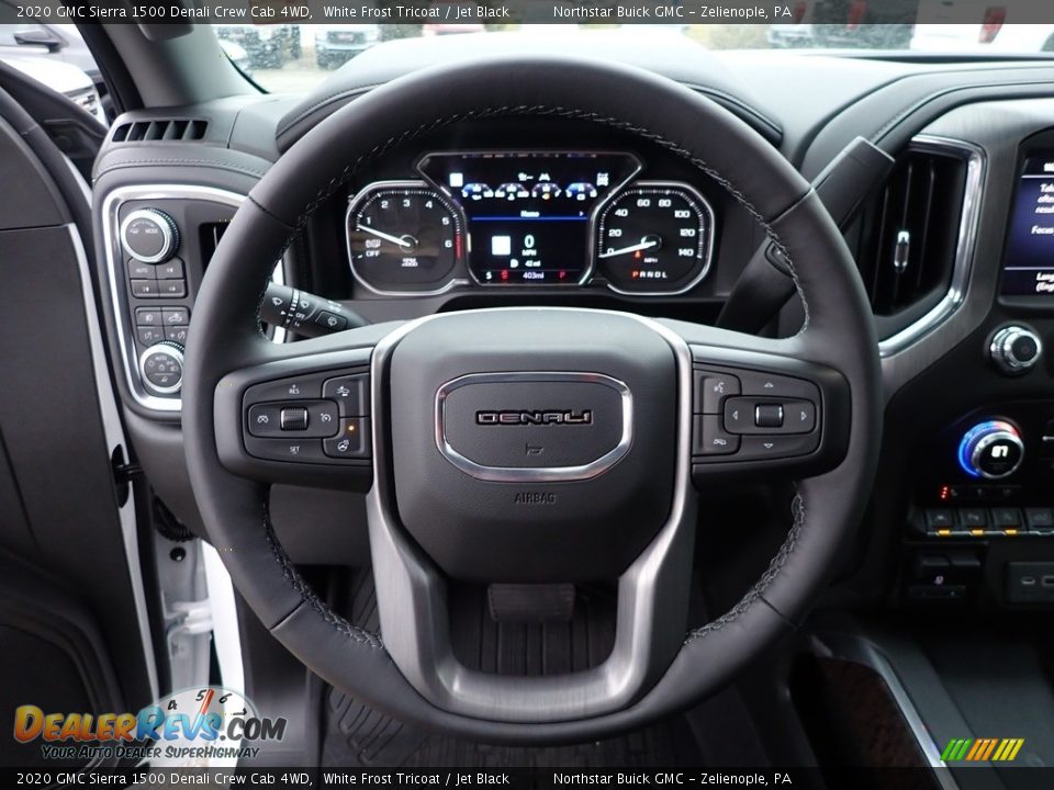 2020 GMC Sierra 1500 Denali Crew Cab 4WD White Frost Tricoat / Jet Black Photo #18
