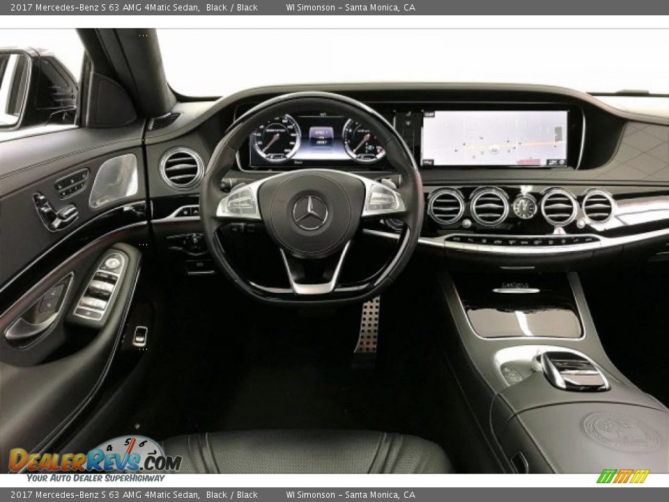 2017 Mercedes-Benz S 63 AMG 4Matic Sedan Black / Black Photo #4