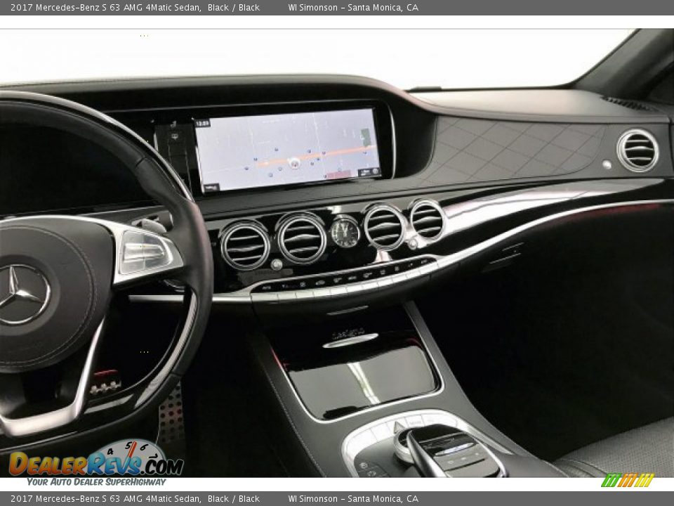 2017 Mercedes-Benz S 63 AMG 4Matic Sedan Black / Black Photo #5