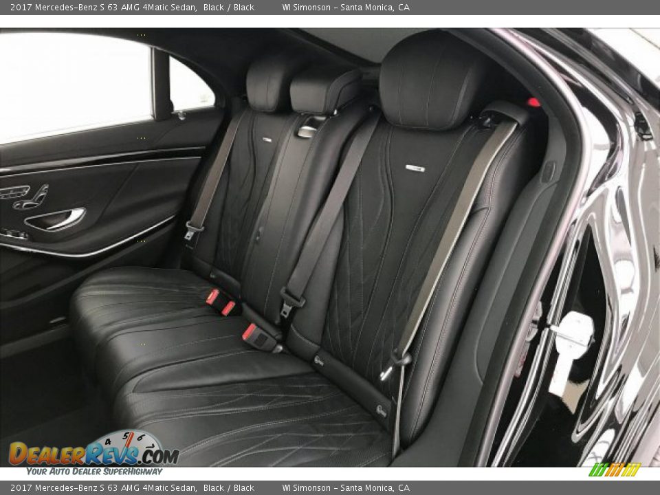 2017 Mercedes-Benz S 63 AMG 4Matic Sedan Black / Black Photo #14