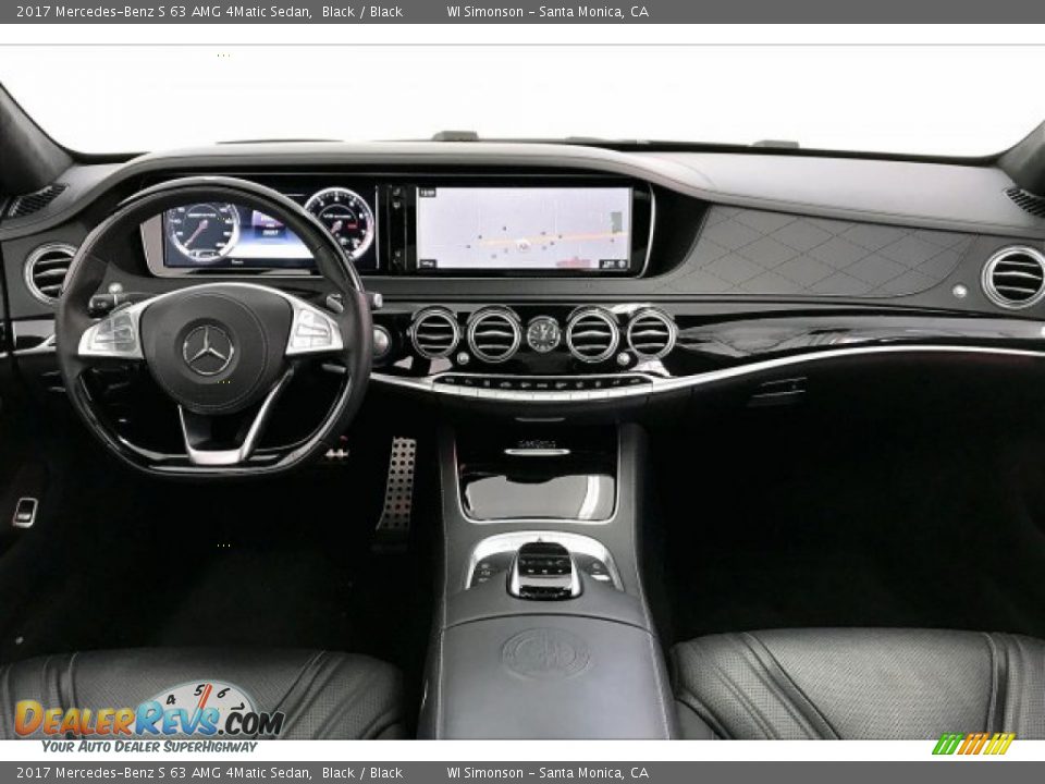 2017 Mercedes-Benz S 63 AMG 4Matic Sedan Black / Black Photo #16