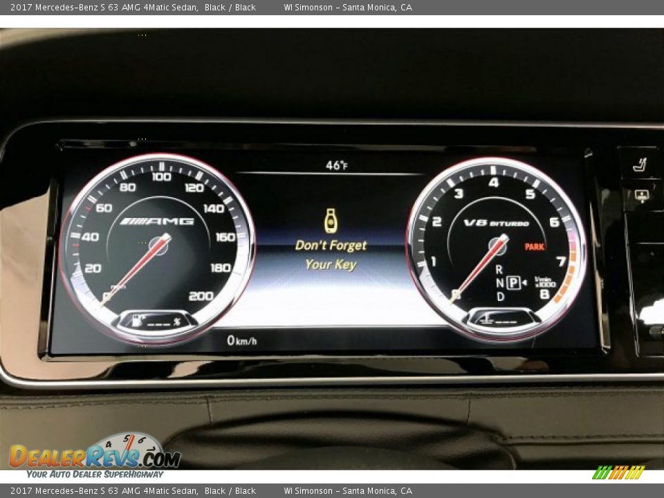 2017 Mercedes-Benz S 63 AMG 4Matic Sedan Black / Black Photo #19
