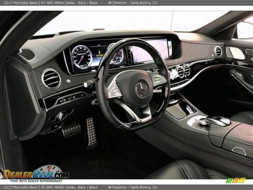 2017 Mercedes-Benz S 63 AMG 4Matic Sedan Black / Black Photo #21