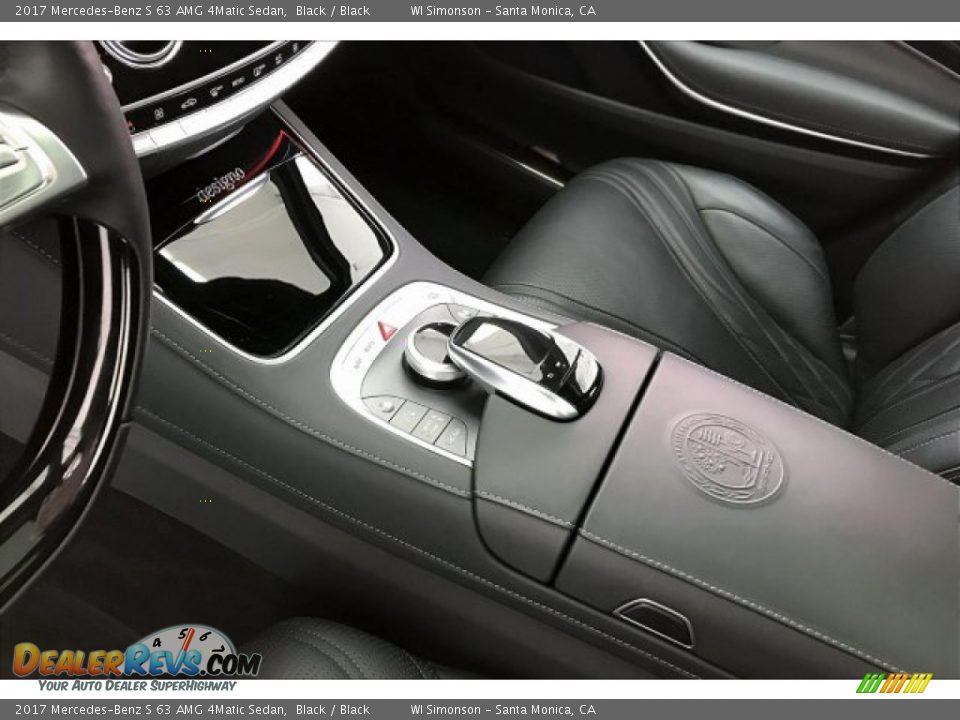 2017 Mercedes-Benz S 63 AMG 4Matic Sedan Black / Black Photo #22