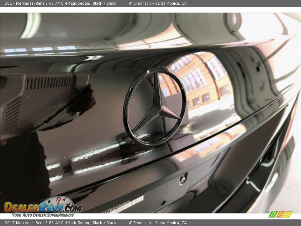 2017 Mercedes-Benz S 63 AMG 4Matic Sedan Black / Black Photo #26