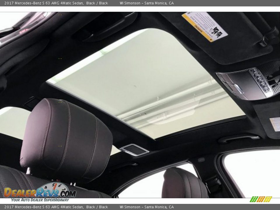 2017 Mercedes-Benz S 63 AMG 4Matic Sedan Black / Black Photo #28