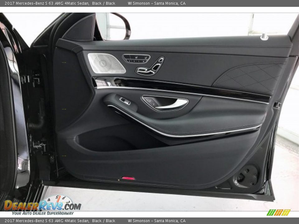 2017 Mercedes-Benz S 63 AMG 4Matic Sedan Black / Black Photo #29