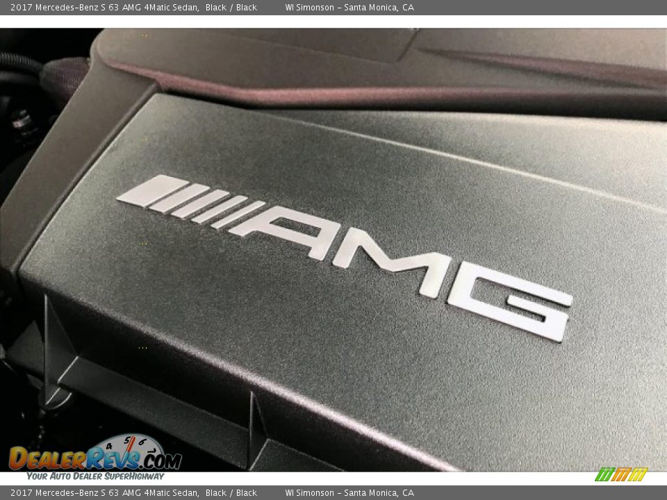 2017 Mercedes-Benz S 63 AMG 4Matic Sedan Black / Black Photo #30