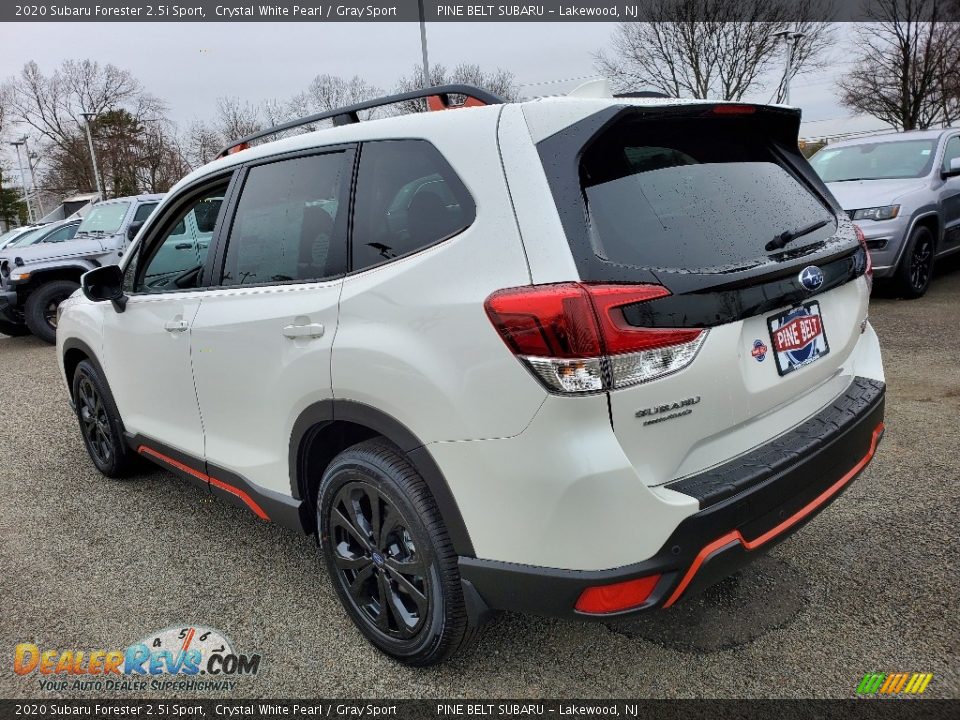 2020 Subaru Forester 2.5i Sport Crystal White Pearl / Gray Sport Photo #4