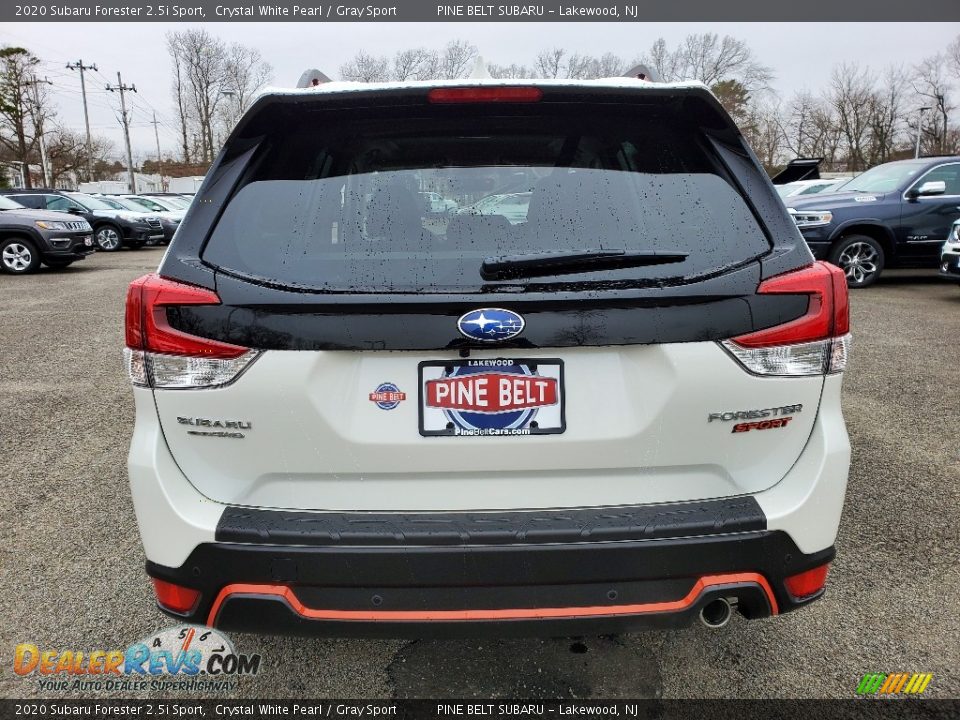 2020 Subaru Forester 2.5i Sport Crystal White Pearl / Gray Sport Photo #5