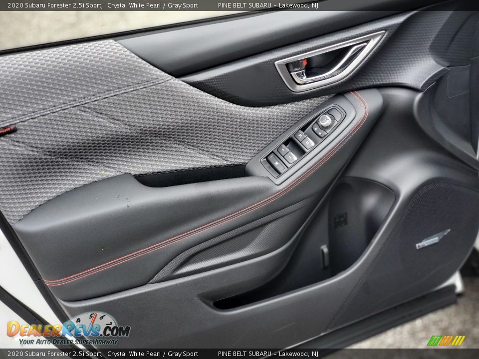 2020 Subaru Forester 2.5i Sport Crystal White Pearl / Gray Sport Photo #8