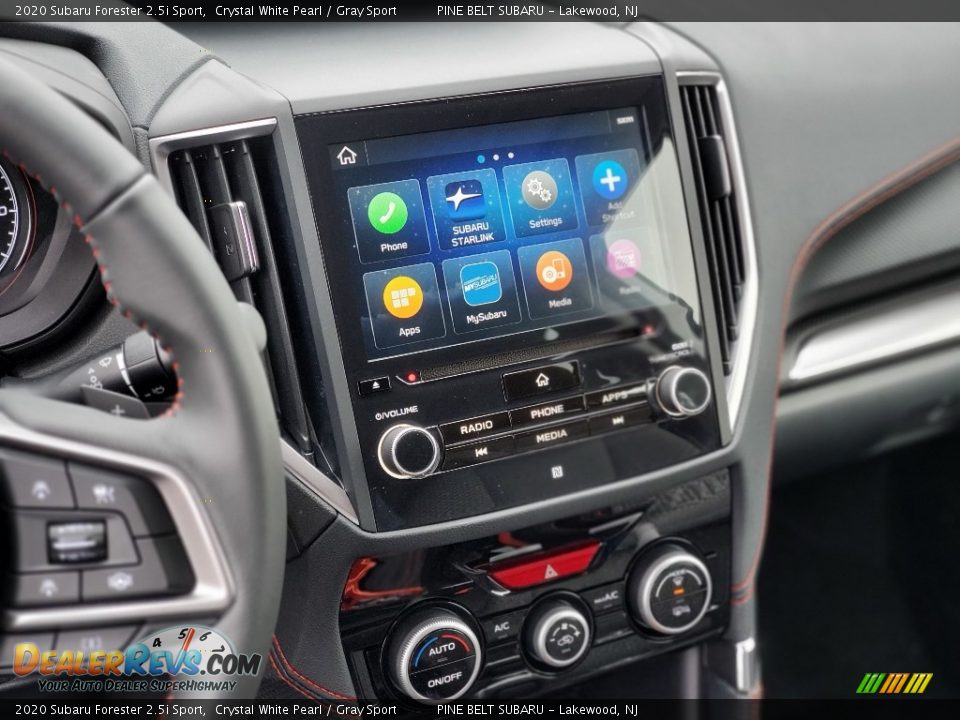 2020 Subaru Forester 2.5i Sport Crystal White Pearl / Gray Sport Photo #10