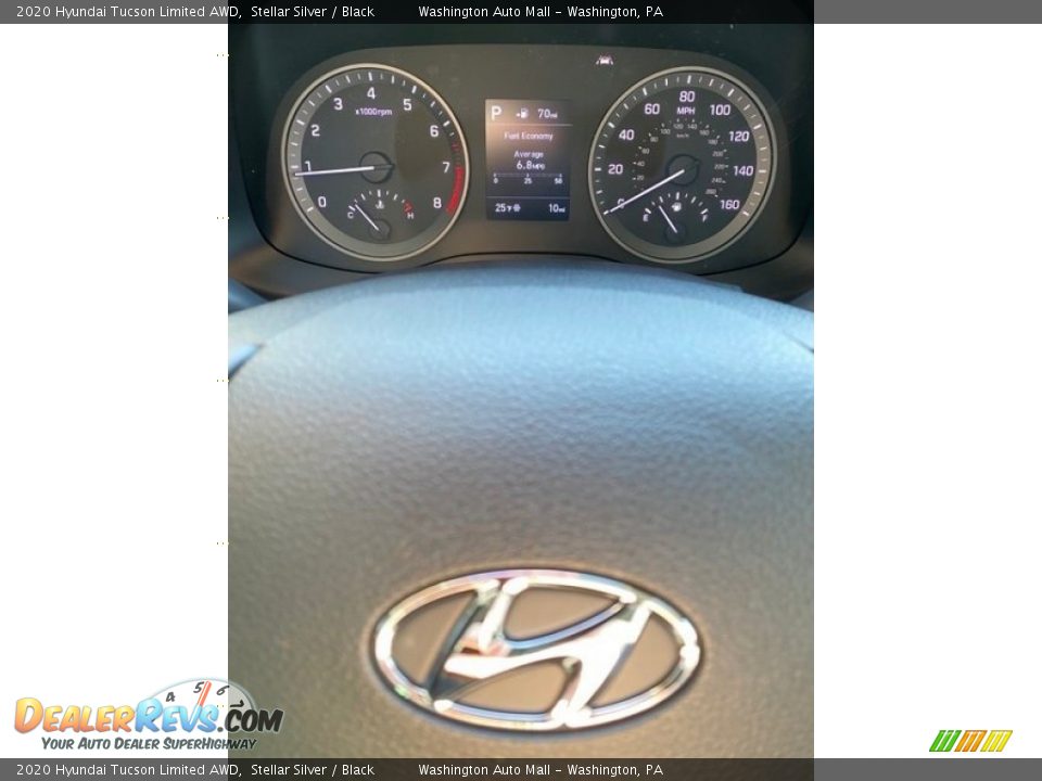 2020 Hyundai Tucson Limited AWD Stellar Silver / Black Photo #29